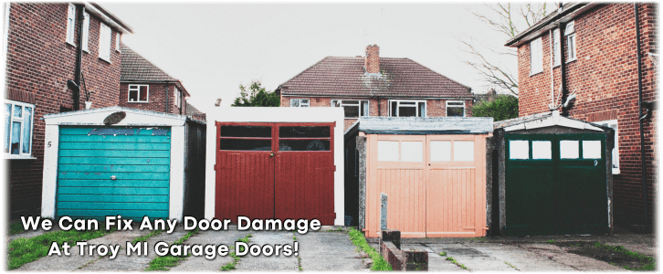 Garage Door Off Track In Troy MI